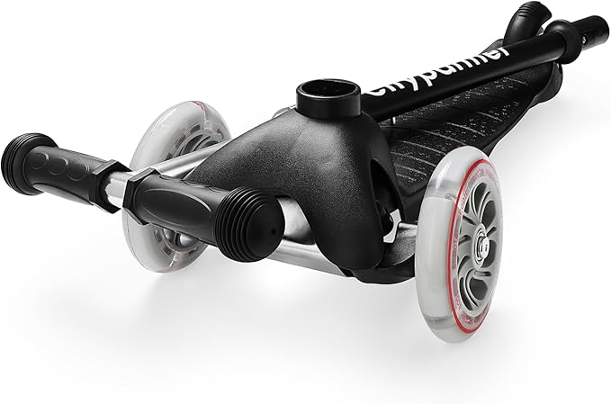 Kids 3-Wheel LED Kick Scooter - Adjustable Height, Lean-to-Steer for Boys & Girls Ages 3-8