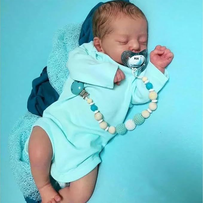 17" Lifelike Reborn Sleeping Baby Boy Doll Soren, Realistic Newborn Baby Dolls, That Look Real for 3+ Year Old-01