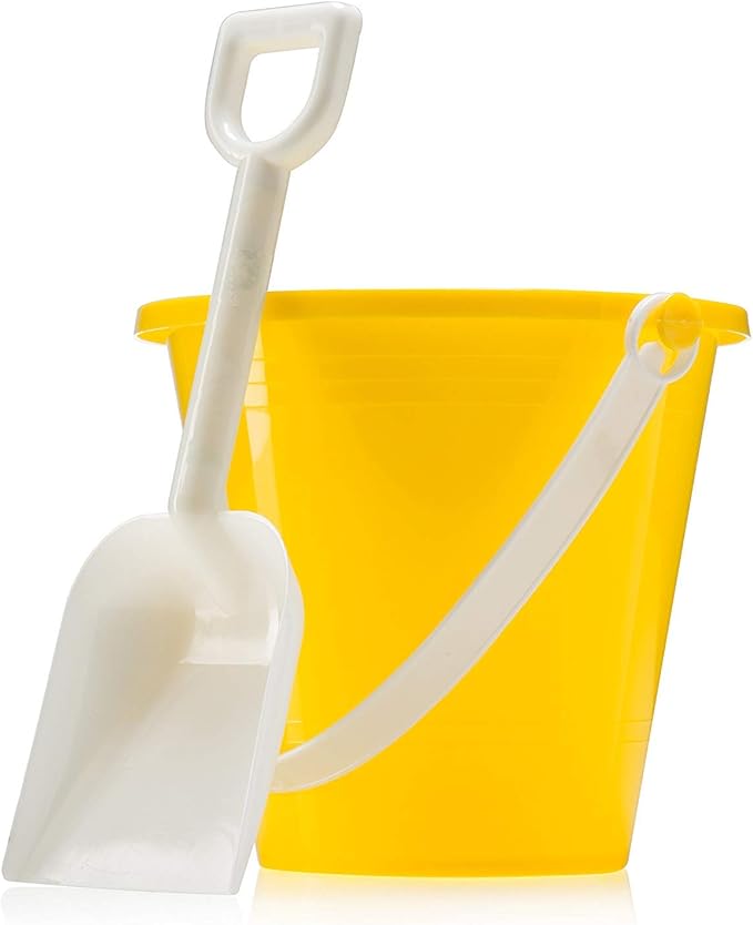 12-Piece Sand Toy Set - Top Race Durable & Imaginative Beach Play Kit with Colorful Buckets & White Shovels. Perfect for Kids Ages 3-5, Outdoor Parties, Outdoor Fun Gift for Young Beach Enthusiasts