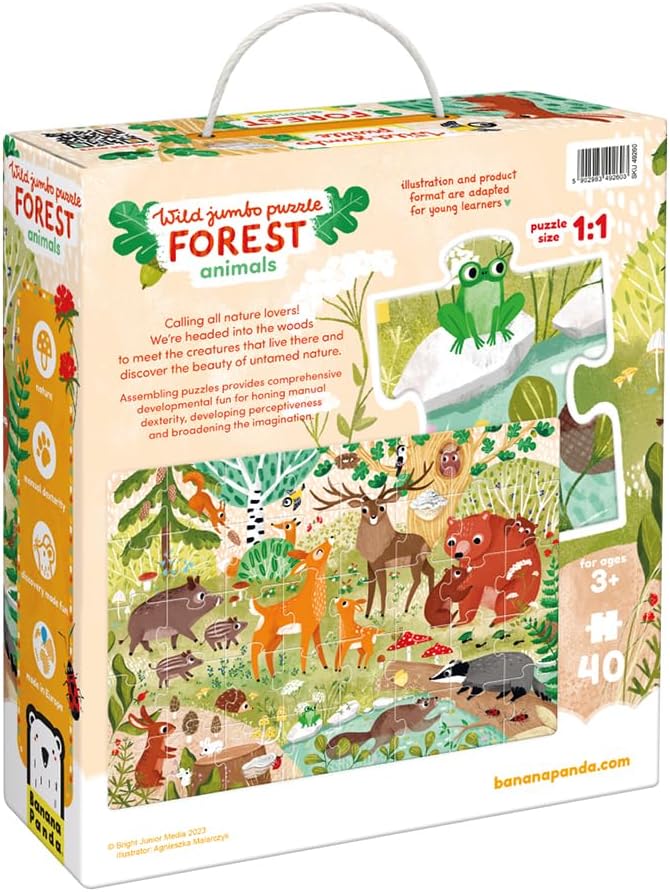Wild Jumbo Puzzle Forest Animals 3+ Floor Puzzle