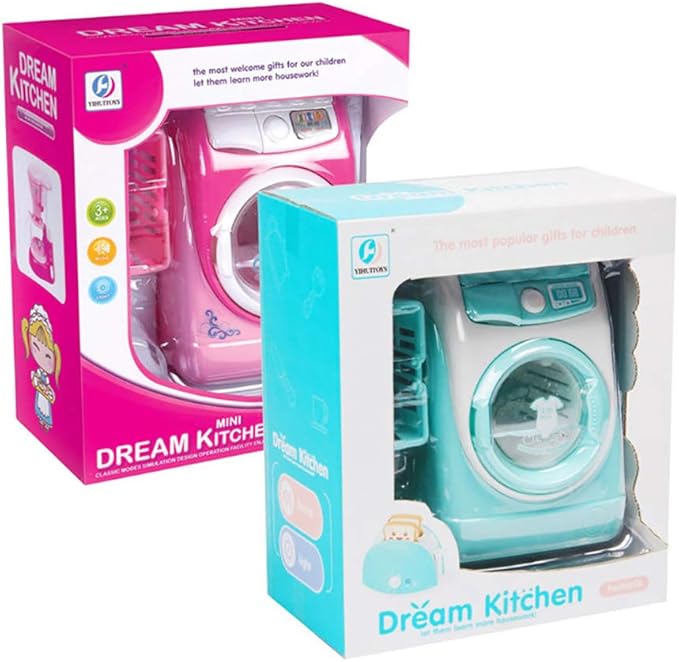 Coherny Toy Washing Machine Kids Mini Simulation Dollhouse Furniture Kitchen Toys Children Play House Toy …