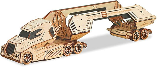 3D Wooden Puzzle for Adults, Wooden Red Wine Rack Mechanical Model Kit, DIY Funny Puzzle Handicraft Wood Craft Kit, Birthday Gift for Family & Friends Women Men, Home Decor