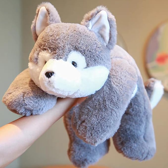 Weighted Stuffed Animals, 19.7in 3.3lbs Weighted Husky Stuffed Animal Toy Cute Husky Plush Pillow for Adults Boys Girls