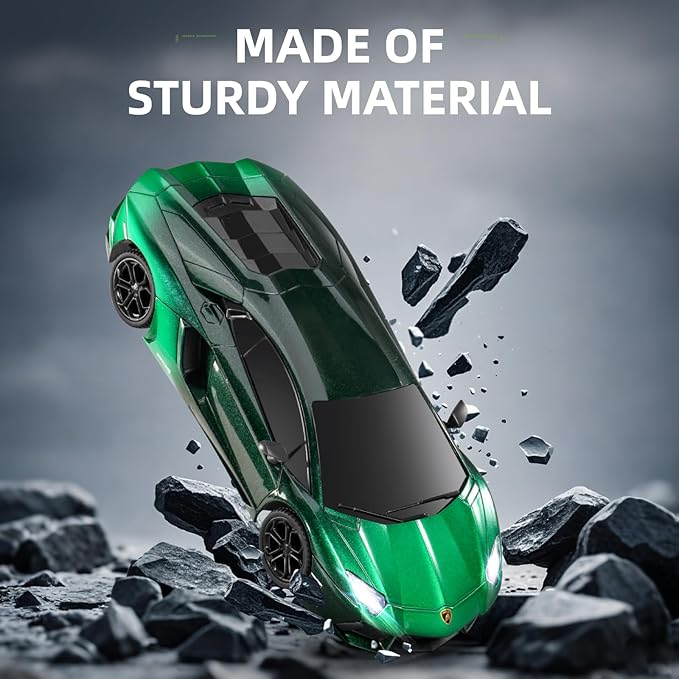 MIEBELY Lamboghini RC Car - 1:24 Scale Lambo Toy Car 3.7V 500mAh, LP700 Fast Remote Control Car for Boys 8-12, Rc Race Car Model Birthday Gifts for Kids Adults Boys Girls Age 6-12 Year Old