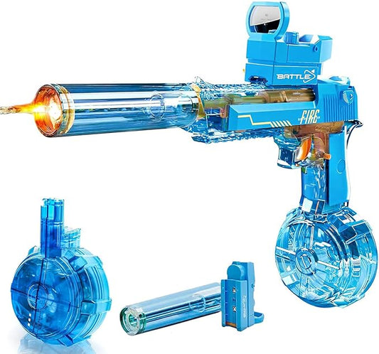 Electric Water Gun, Water Guns for Adults, Large Capacity High Powered Squirt Electric Water Gun, Range 28-32 FT, Summer Water Pistol Toys for Pool Party Beach Outdoor