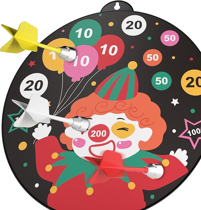 Bennol 14 PCS Double-Sided Magnetic Dart Board Toys for Kids Boys, Kids Dart Board Toys Gifts for 3 4 5 6 7 8 9 10 11 12 Year Old Boys Kids, Indoor & Sport Outdoor Party Play Game Toys Birthday Gifts