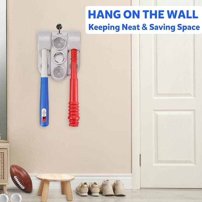 T Ball Set, Tee Ball Set for Kids 3-5 with 6 Large Baseballs & Automatic Pitching Machine & Adjustable Batting Bat, Outdoor Games Sports Toy Gift for Toddlers Boys Girls Ages 5-8 8-12