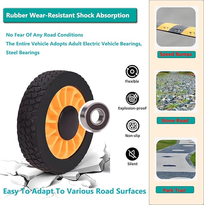 Kids Tricycle for Preschool Ages 3+, Ideal Outdoor Playground & Daycare Yard Trikes, Durable Metal Pedal Trike Gift for Boys and Girls, Sturdy Carbon Steel Frame, Inflation-Free Rubber Wheels