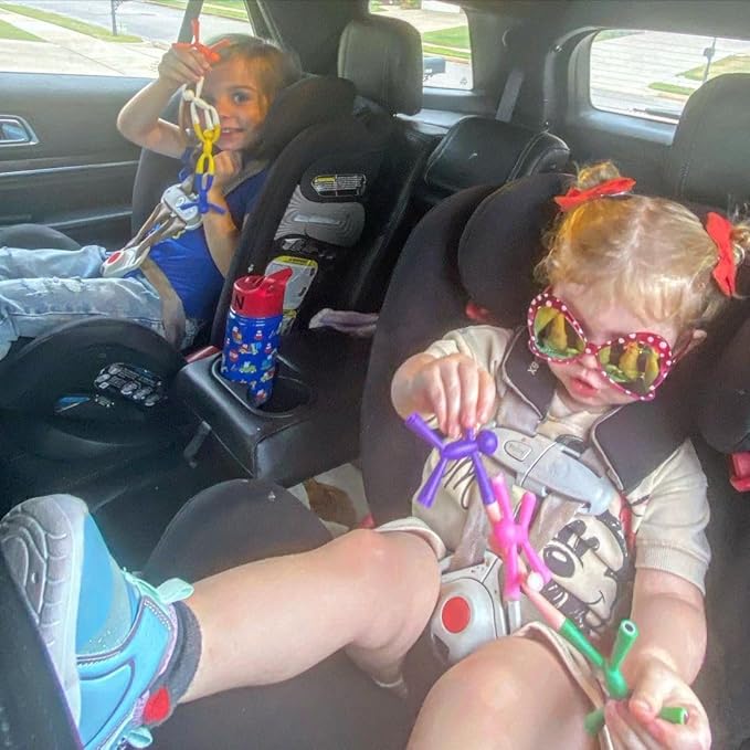 MAGMEN Magnetic Classic and Upgraded Strength Multipurpose Travel Toys for Toddler, Stretchy, Fun, Creative and Educational Fidget Toys for Kids and Adults Ages 3 and Up - Pack of 40 Mixed Set