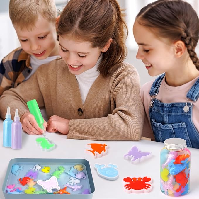 Aqua Fairy Water Gel Kit for Kids - Water Elf Toy Kits - DIY Squishy Water Toys - Arts and Crafts for Kid - Make Your Own Squishies Toys Gifts for Boys & Girls