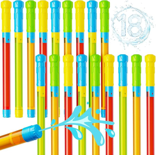 LQYoyz 18 PCS Water Gun - 16.5'' Water Soaker Blaster Bulk Squirt Gun for Kids Adults Water Game Fighting Toys for Summer Swimming Pool Beach Outdoor Activity