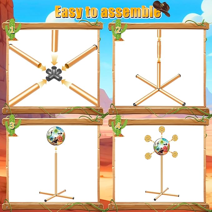 Shooting Game Toys for Ages 3 4 5 6 7 8 9 10+ Year Old Boy, Digital Shooting Target with 40 Soft Foam Dart and 2 Toy Guns Indoor Outdoor Sports Games Birthday Xmas Easter Gifts Toys for Kids 5-7 8-12