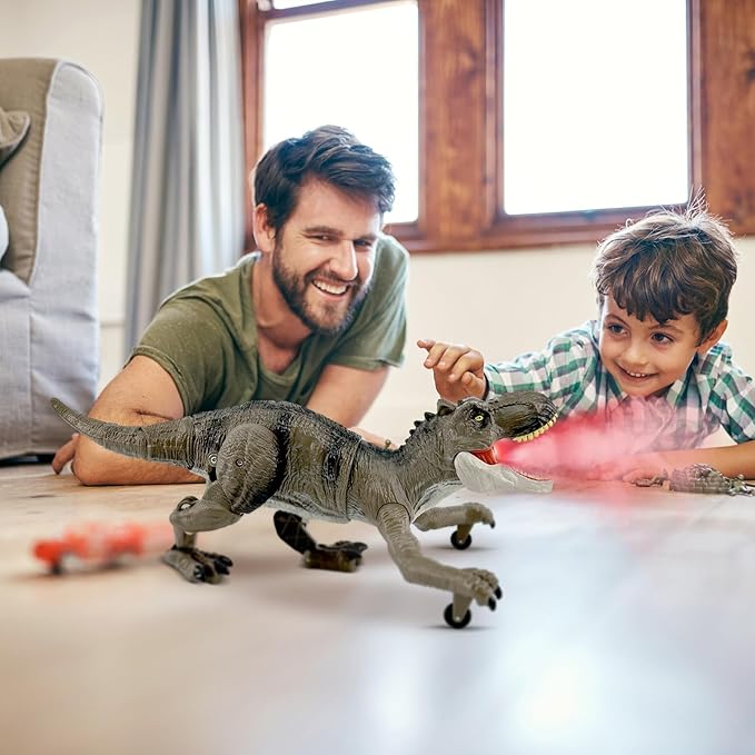 Remote Control Dinosaur for Boys 4-7,Robot Dinosaur Toys for Kids 5-7, rc Dinosaur with Realistic Legs & Spray Stream,t rex Toys for Kids 3 5 7 Year Old boy Birthday Gift