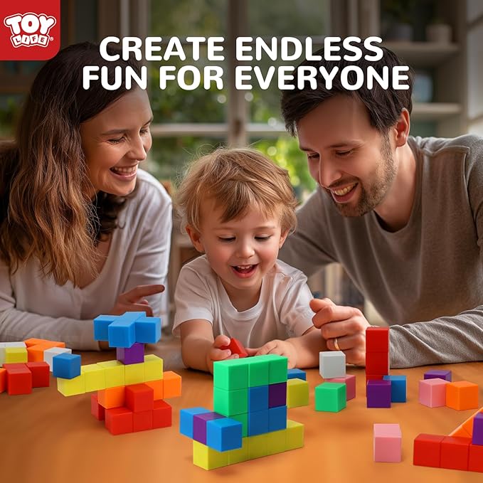 TOY Life 64 Pcs Magnetic Blocks for Toddlers Age 3-5 Magnet Blocks Magnetic Building Block for Kids Ages 4-8 Magnet Block for Kids 3-5 Preschool Creative Stem Building Toys