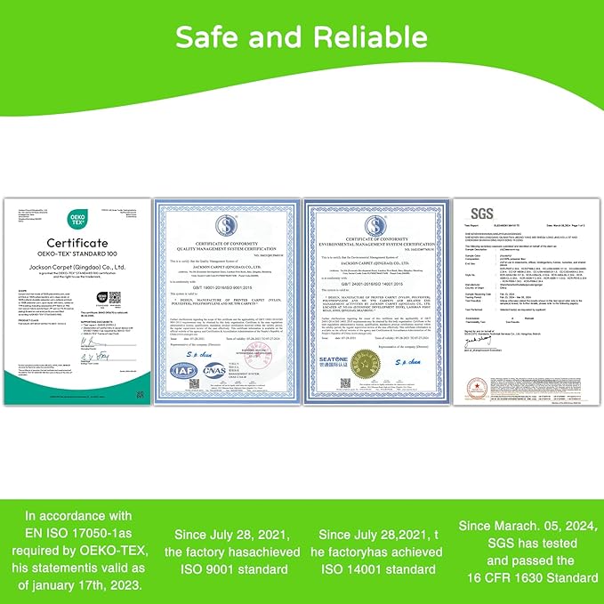 Kids Car Rug Play Mat - Extra Non-Slip Traffic Road Carpet for Playroom, Boys Bedroom, Classroom - City Map Educational Mat (78.7X59 Inch)