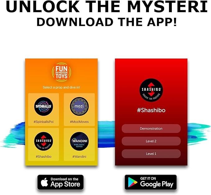 SHASHIBO Shape Shifting Box - STEM Magnetic Fidget Cube That Transforms Into Over 70 Shapes, Download Fun in Motion Toys Mobile App (Blue Planet)