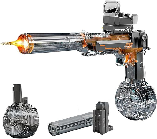 Electric Water Gun, Water Guns for Adults, Large Capacity High Powered Squirt Electric Water Gun, Range 28-32 FT, Summer Water Pistol Toys for Pool Party Beach Outdoor