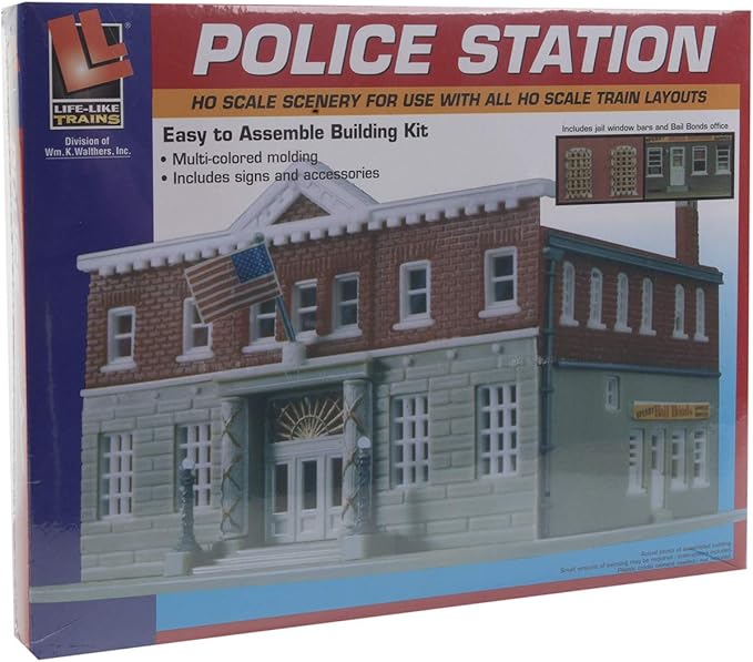 HO Scale Building Kits - Woodlawn Police Station