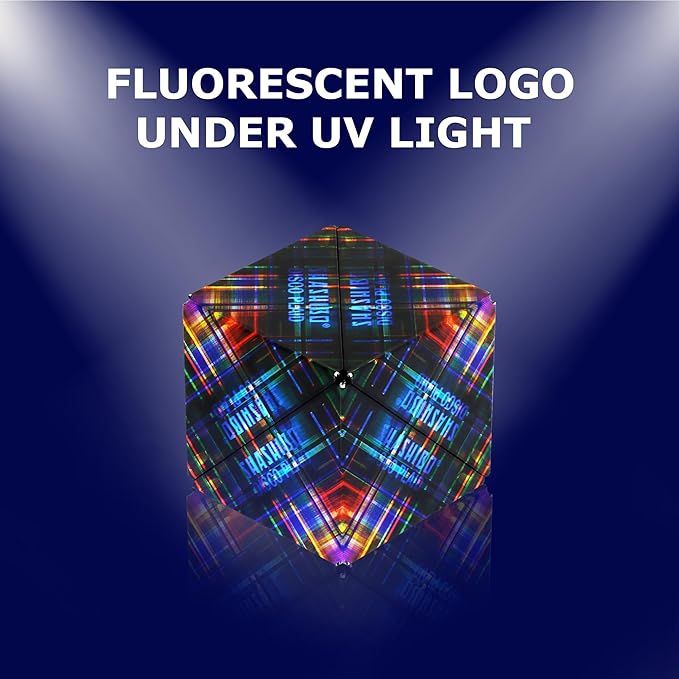 SHASHIBO Jumbie Shape Shifting Box - STEM Magnetic Fidget Cube That Transforms Into Over 70 Shapes, Download Fun in Motion Toys Mobile App (Disco Plaid)