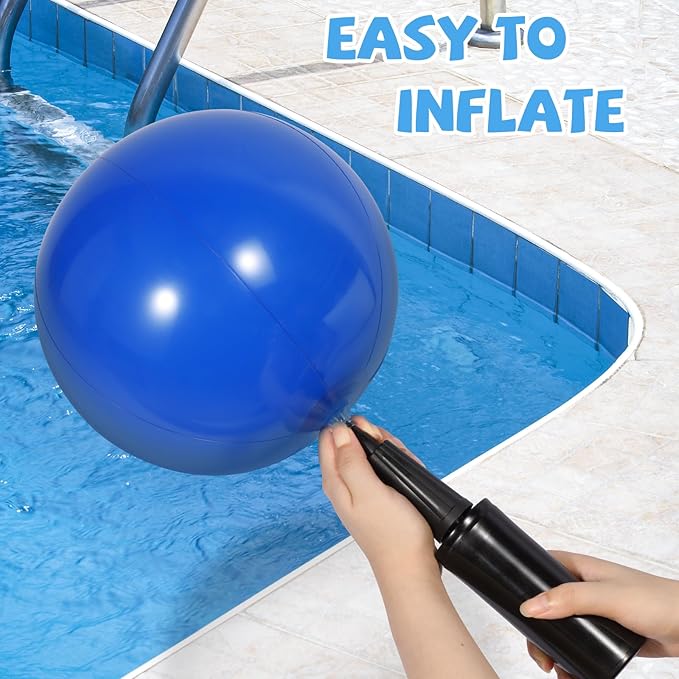Pool Toys Games Set- Inflatable Pool Toy with 10 Balls - for Adults Teens Kids 2-10 Players