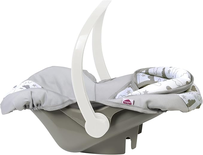 Adora Twinkle Stars Baby Doll Car Seat, Creative, Stylish and Functional Doll Accessory That Fits Dolls up to 20", Plush Toys or Stuffed Animals for Ages 2 and Up - White Handle