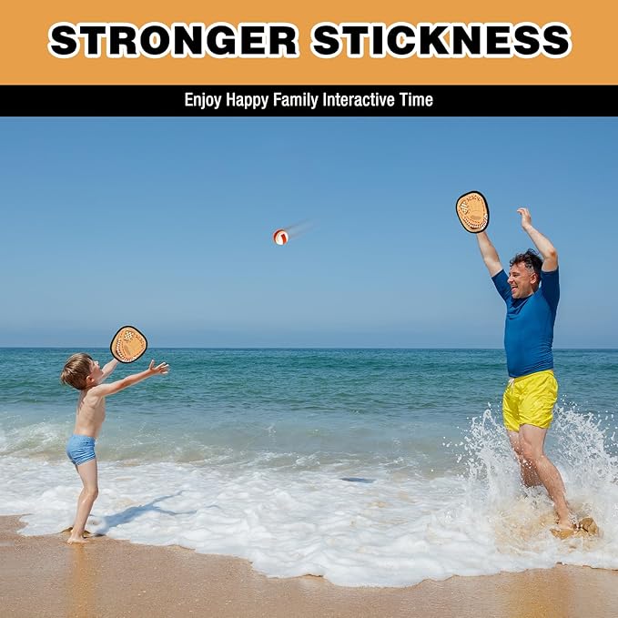 Aywewii Toss and Catch Ball Game Toddler Kids Beginner Baseball Training Glove Beach Pool Yard Outdoor Toys for 3 4 5 6 7 Year Old Boys Girls Toys Birthday Gifts Easter Basket Stuffers