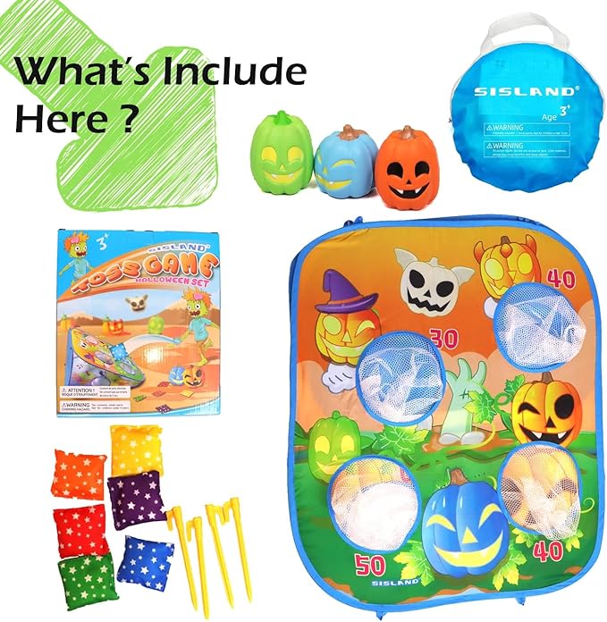 5-in-1 Bean Bag Toss Game for Kids, Animal Corn Hole Outdoor Toy for Toddler, Outside Yard Party Lawn Backyard Games Birthday Gift for Boy Girl Age 3 4 5 6 7 8