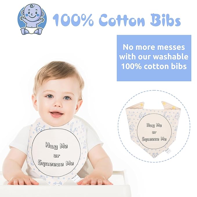 Newborn Baby Gift Set | Baby Gift Basket | Newborn Blanket, Wooden Teether, Security Blanket, Cap, Baby Bibs, Socks & Greeting Card (Blue)