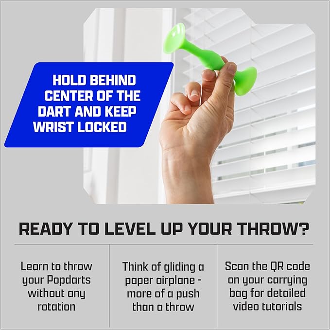 Popdarts PRO Pack Game Set (FRDi) - Indoor, Outdoor Suction Cup Throwing Game - Competition with a POP