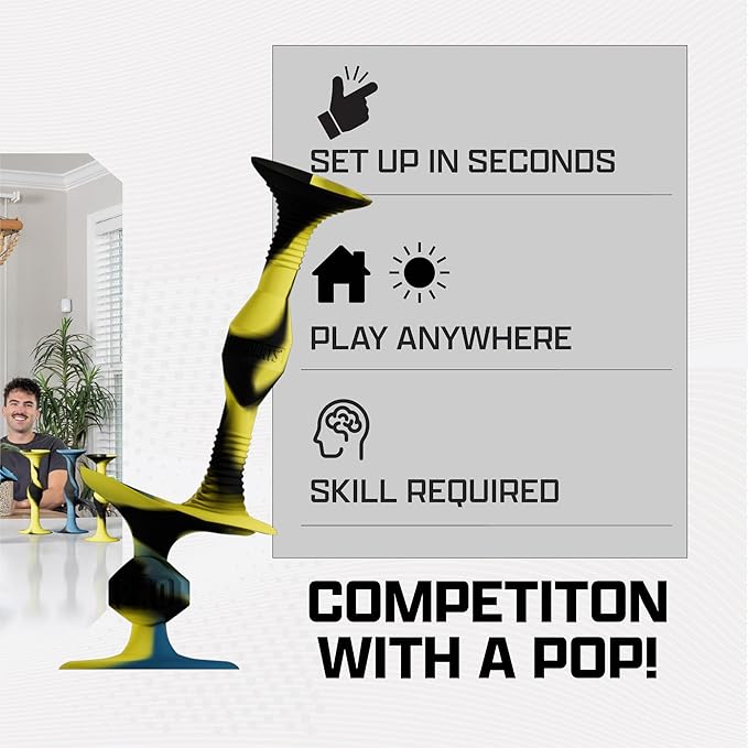 Popdarts PRO Pack Game Set (FRDi) - Indoor, Outdoor Suction Cup Throwing Game - Competition with a POP