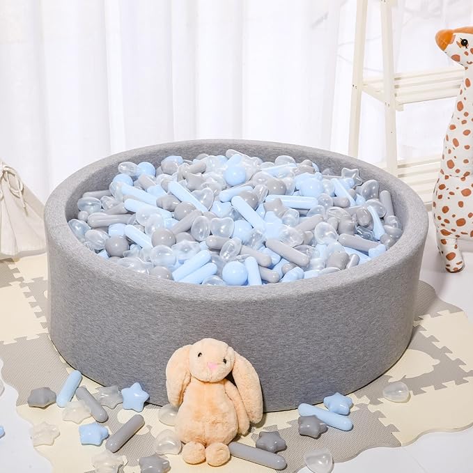 STARBOLO Ball Pit Balls for Toddlers - Macaron Ball Pit Balls Crush Proof Plastic Toy Balls for Toddlers Ball Pits, Ball Pit Play Tent, Baby Pool Water Toys