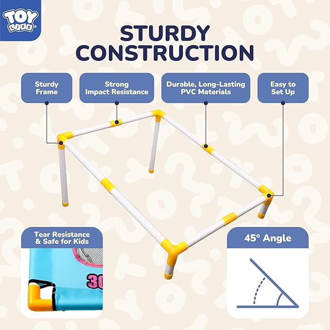 TOY Life Bean Bag Toss Carnival Games, Corn Hole, Yard Games for Kids Outdoor Game for Kids, Gift for 3 4 5 Year Old Boys Girls, Indoor Backyard Toddler Outdoor Toys for Birthday Party Family Reunion