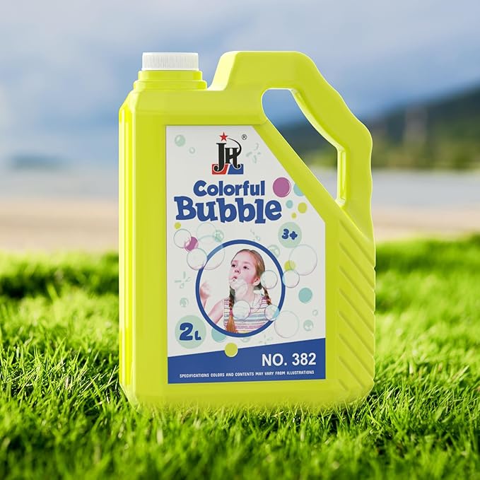 EagleStone Bubble Solution Refill 67 oz, Non-Toxic Pre-Mix Bubble Refill Solution, No Mixing or Measuring Required, Bubbles for Kids, Bulk Bubble Solution, Perfect for Bubble Guns, Machines, and Wands