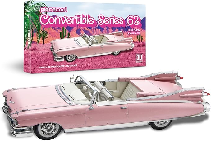 Piececool 3D Puzzles for Adults, Convertible Series 62 Car Model Building Kits, DIY Metal Craft Kits Home Decoration Creative Gifts for Christmas