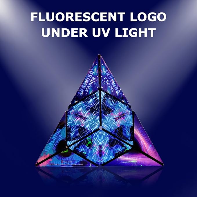 SHASHIBO Holographic Shape Shifting Box - STEM Magnetic Fidget Cube That Transforms Into Over 70 Shapes, Download Fun in Motion Toys Mobile App (Vapor)