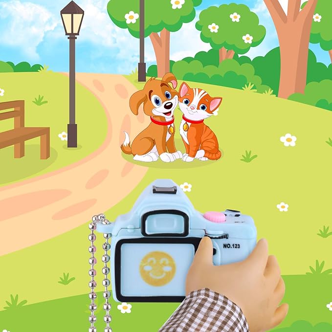 ZITA ELEMENT 22 Pcs 18 Inch Boy Doll Clothes Suitcase Set for 19 Inch Boy Doll Accessories Travel Carrier Storage, Including Suitcase Pillow Blindfold Sunglasses Camera Computer