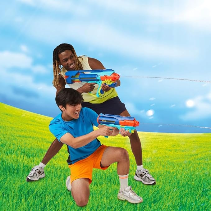 Nerf Super Soaker Power Drench XL Water Blaster, High Performance Pressurized Blasting, Easy Fill Station, Water Toys, Ages 8+