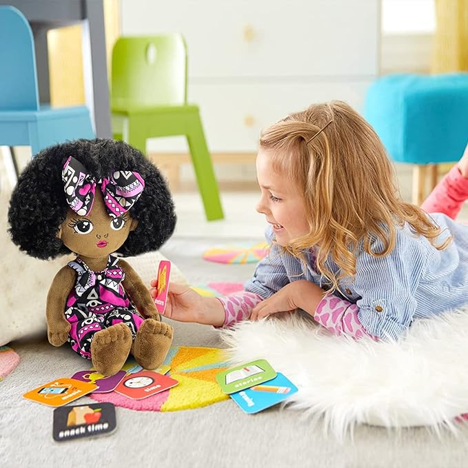 Black Baby Dolls African American Doll Black Dolls 12'', Baby Dolls for 3 Year Old Girls,Soft Doll for Girls Stuffed Plush Doll for Girl