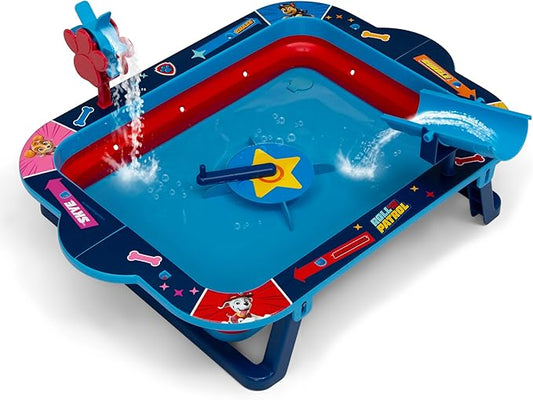 Delta Children PAW Patrol Water Activity Table - Collapsible & Portable - Ideal for Travel - Outdoor Kids Water Sensory Table, Blue