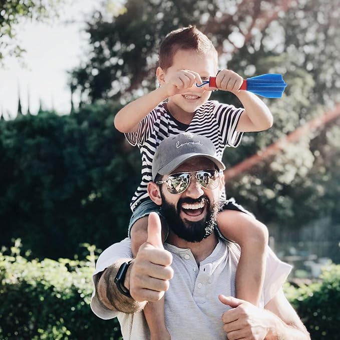 80 Pcs Finger Rocket Kids Outdoor Flying Toys Beach Games Toys for Ages 14 and up Backyard Games for Kids Babyboy Baby Plaything Toy Airplane Child Pearl Cotton Suspenders