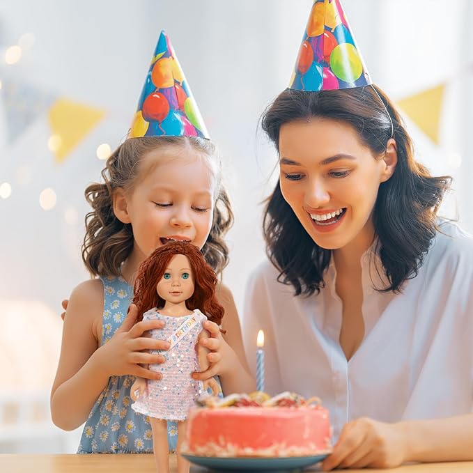 18-Inch-Doll-Clothes and Accessories - 8 Sets American Doll Clothes Compatible with All 18 inch Dolls Outfits Christmas Birthday Gift for Girls