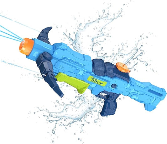 Water Gun for Kids, Super Squirt Guns Water Soaker Blaster - 2 Nozzle, 4 Shooting Modes Switch - Crossbow Design - 26 Ft Long Shooting Range - Summer Toys Gun for Boys Girls Adults Outdoor Pool