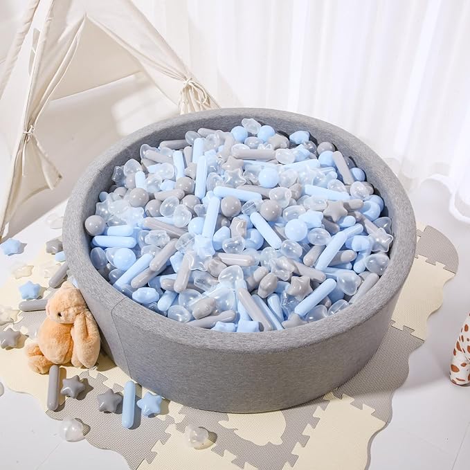 STARBOLO Ball Pit Balls for Toddlers - Macaron Ball Pit Balls Crush Proof Plastic Toy Balls for Toddlers Ball Pits, Ball Pit Play Tent, Baby Pool Water Toys