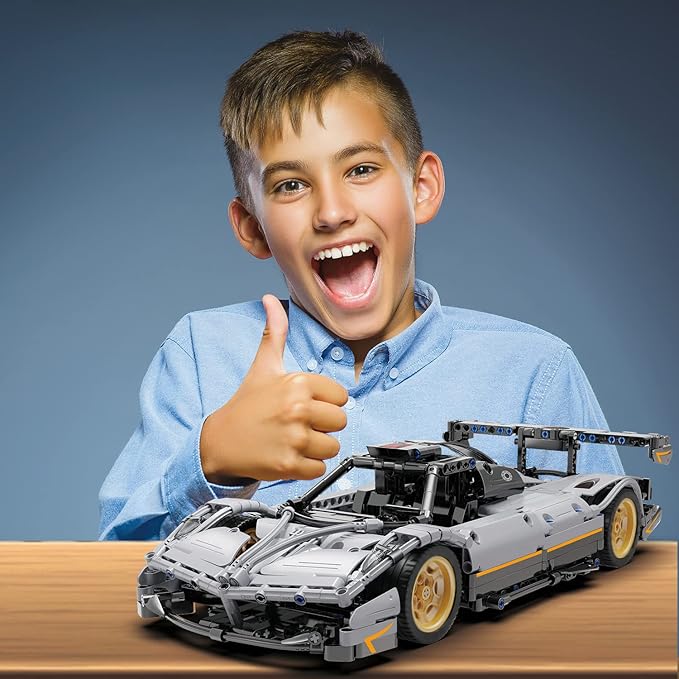 Collectible Model Car Kits for Adults to Build – Car Models Kits to build for Adults and Kids- Model Car Building Set 1:12 Scale with 959 Pieces - Great Birthday Gift for Adults, Teenagers and Kids