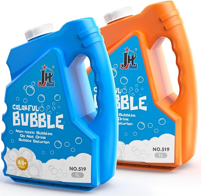 EagleStone 67 OZ Bubble Concentrated Solution (Up to 5 Gallons) – Bubble Solution Refill for Bubble Machine, Gun, Wand, and Mower – Bubbles Toys for Parties, Easter, Weddings, Outdoor Play