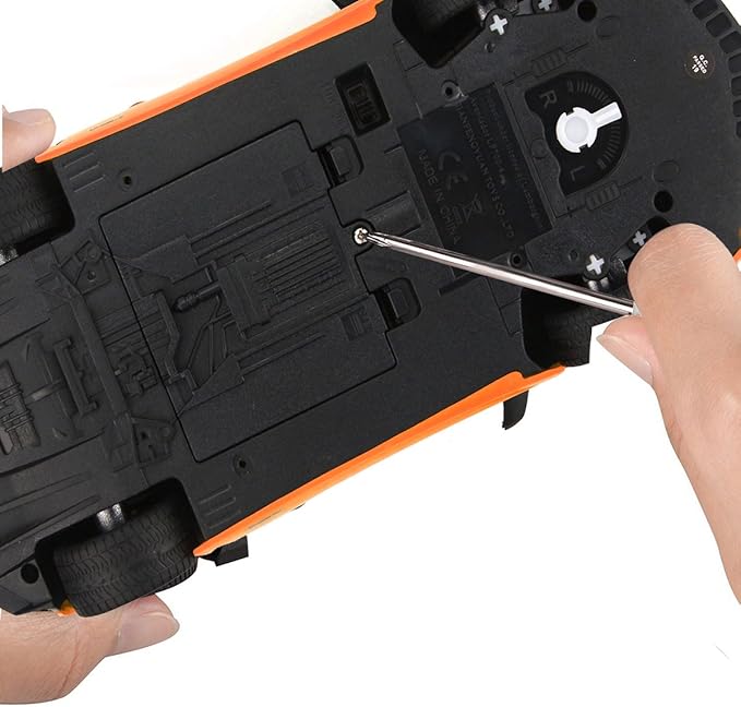 QUN FENG RC Car 1:18 Compatible with Lamborghini Aventador 2.4G Radio Remote Control Cars Electric Car Sport Racing Hobby Toy Car Grade Licensed Model Vehicle for Halloween (Orange)