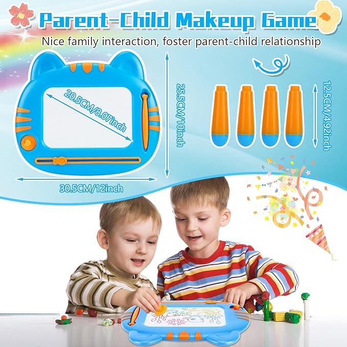 Magnetic Drawing Doodle Board for Toddler 1-3,Toddler Toys for 1 2 3 Year Old Boys Girls,Learning Educational Baby Kids Toys for Boys and Girls 18 Months,Christmas Birthday Gifts