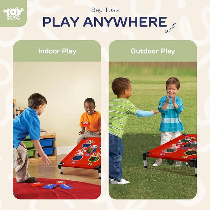 TOY Life Bean Bag Toss Carnival Games, Corn Hole, Yard Games for Kids Outdoor Game for Kids, Gift for 3 4 5 Year Old Boys Girls, Indoor Backyard Toddler Outdoor Toys for Birthday Party Family Reunion