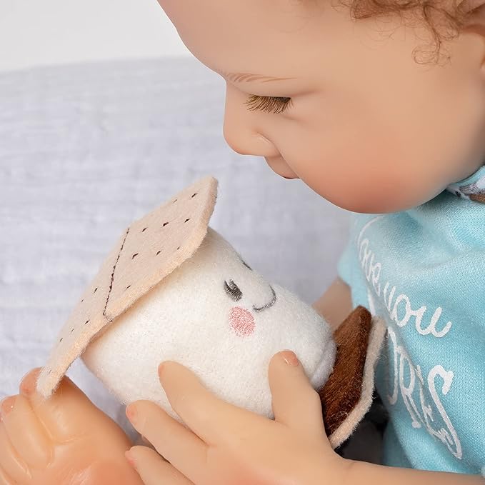Paradise Galleries Realistic Reborn Toddler Michelle Fagan - S-Mores Collector's Doll, 20" With 7 Accessories, Special Birthday Gift Ages 3+
