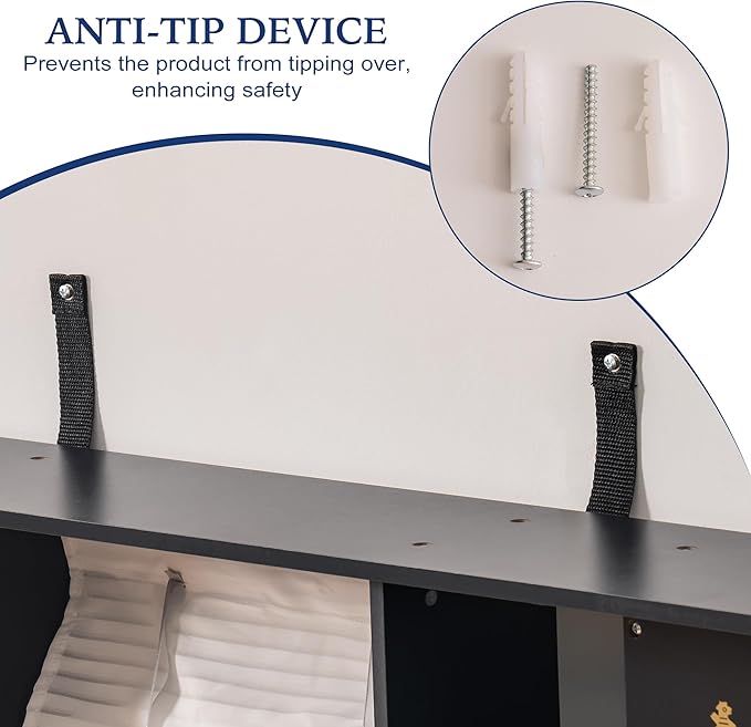 ROBOTIME Wooden Play Kitchen for Toddlers and Kids, Toy Kitchen Set with Ice Maker and Coffee Machine, Realistic Toddler Kitchen Set, Gift for Girls Boys Ages 3+